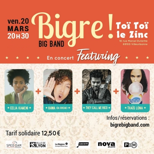 Bigre ! Dance Party ft. Célia Kameni, Hawa, They call me Rico & Thaïs Lona // CONCERT