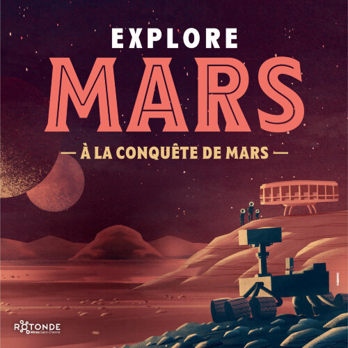 Affiche collector expo-ateliers "EXPLORE MARS"