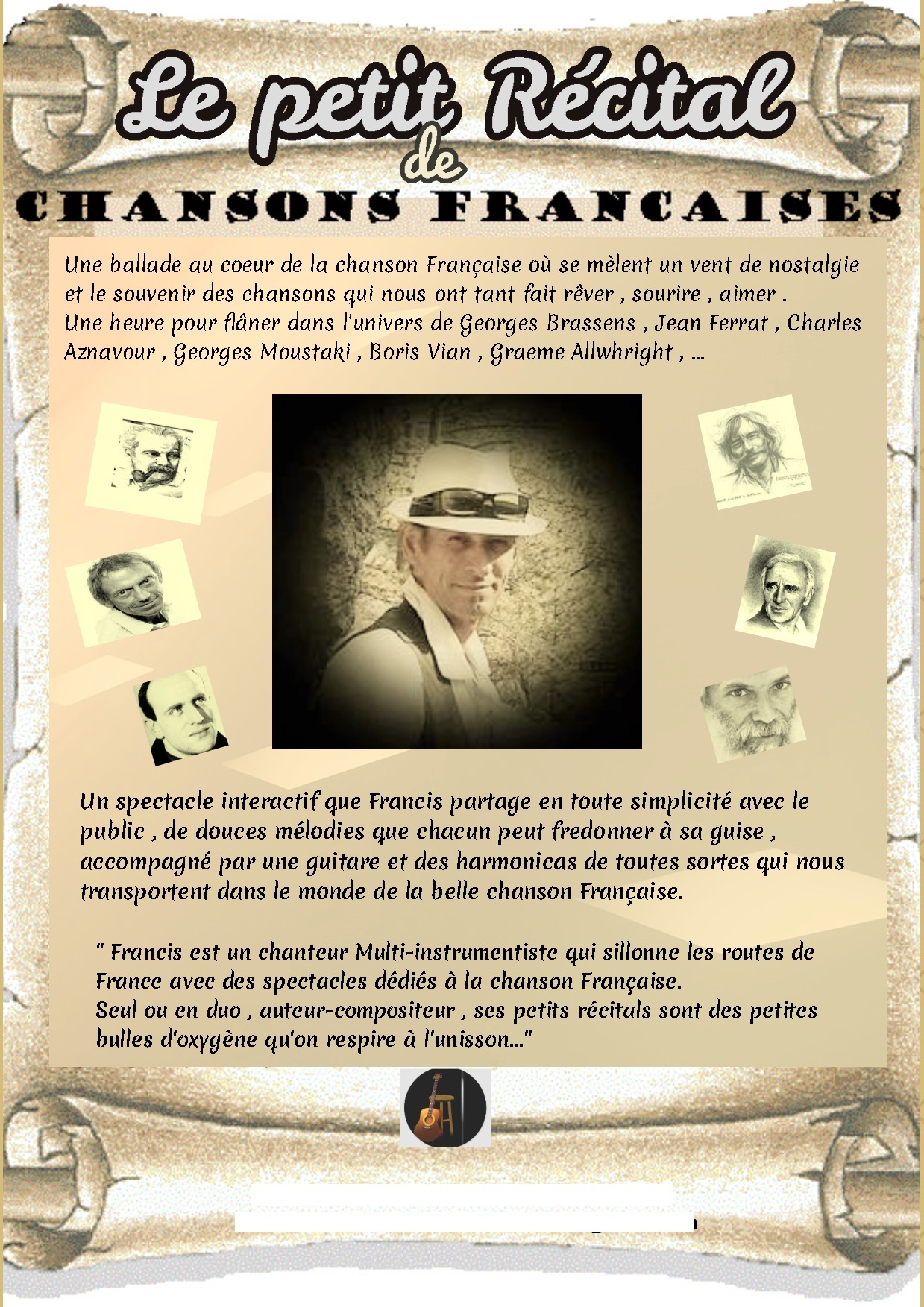 Le petit Récital de Chansons Françaises