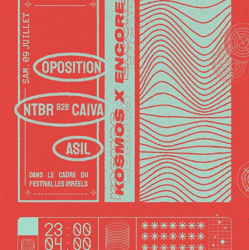 Concerts ENCORE x KOSMOS : ASIL / NTBR b2b CAIVA / OPOSITION