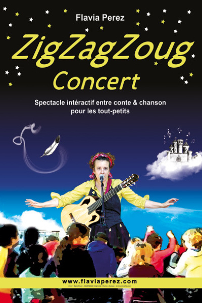 Affiche Spectacle Très Jeune Public  Zig zag zoug soirée concert pour les baby choux