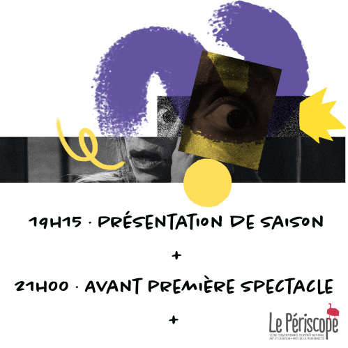 19h15 · Présentation de saison + 21h Avant première spectacle "La Salle d'attente" 