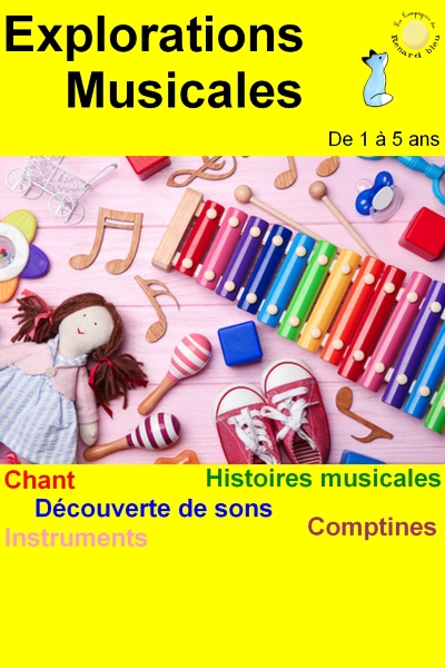 Affiche Atelier Babychou  Atelier éveil musical 1-4 ans avec Léa Zatte