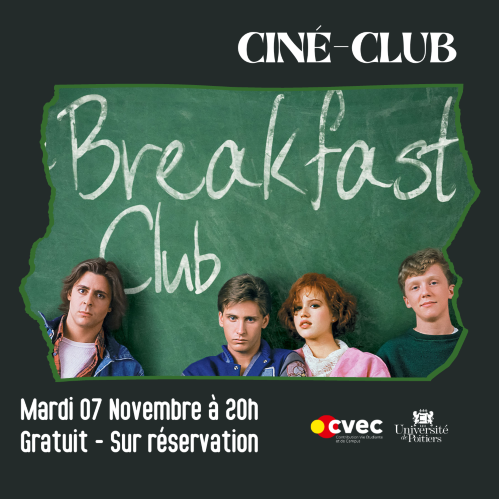 Ciné club du 07 novembre - BREAKFAST CLUB