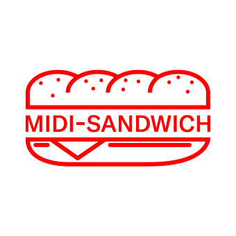 Inscription Midi-sandwich [velvet]