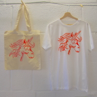Offre tote bag + tee shirt licorne