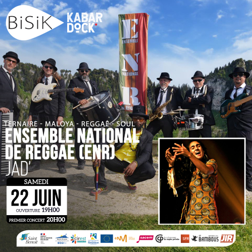 L'Ensemble National de Reggae et Jad' en concert au Bisik avec le Kabardock