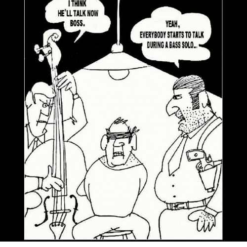 Please, Don't Talk During the Bass Solo !