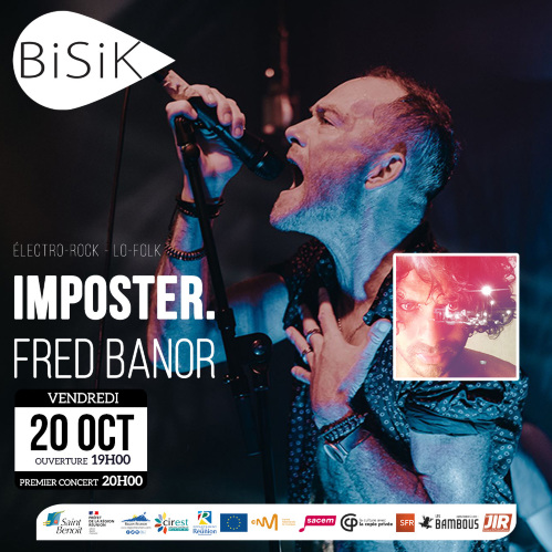 Fred Banor et Imposter en concert au Bisik