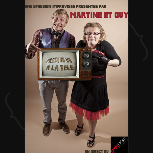 Gérémy Crédeville & Emilie Deletrez sont Martine et Guy dans « Presque vu à la télé »