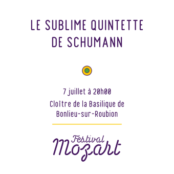 Le sublime Quintette de Schumann