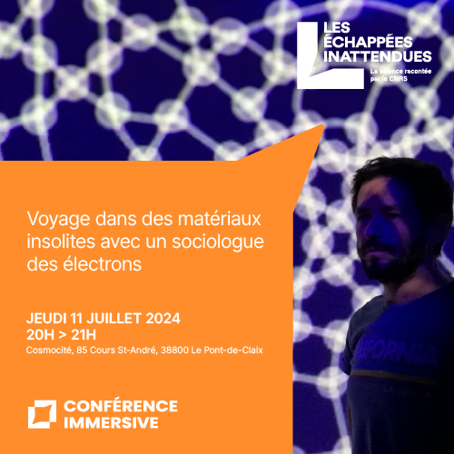 Conférence immersive #2 : Voyage dans des matériaux insolites avec un sociologue des électrons