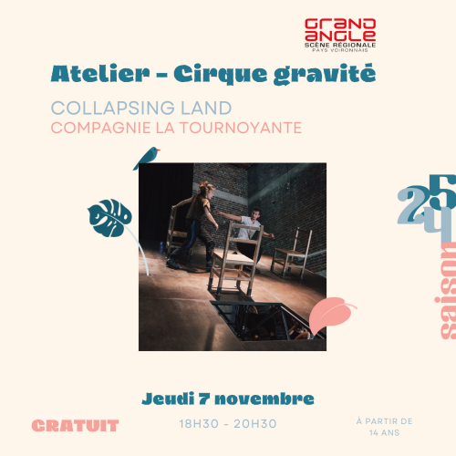 ATELIER CIRQUE GRAVITÉ - Cie La Tournoyante