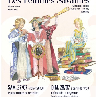 Les Femmes Savantes - Théâtre à l'Espace Culturel de Verteillac