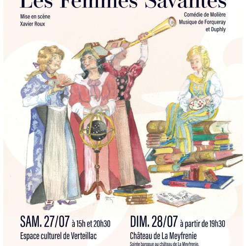 Les Femmes Savantes - Théâtre à l'Espace Culturel de Verteillac