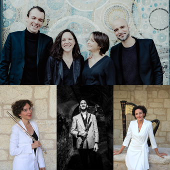 Quatuor Voce, Isabelle Moretti, Juliette Hurel et Rémi Delangle