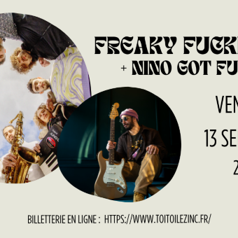 Soirée funk avec Freaky Fucking Funk et Nino Got Funk Trio