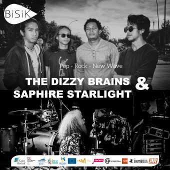 The Dizzy Brains et Saphire Starlight en concert au Bisik