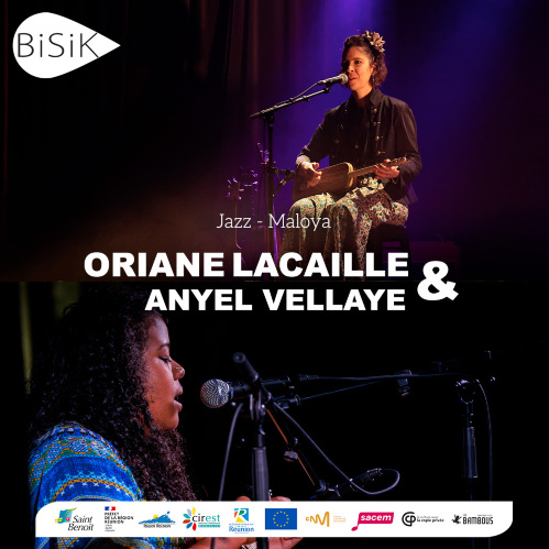 Oriane Lacaille et Anyel Vellaye au Bisik