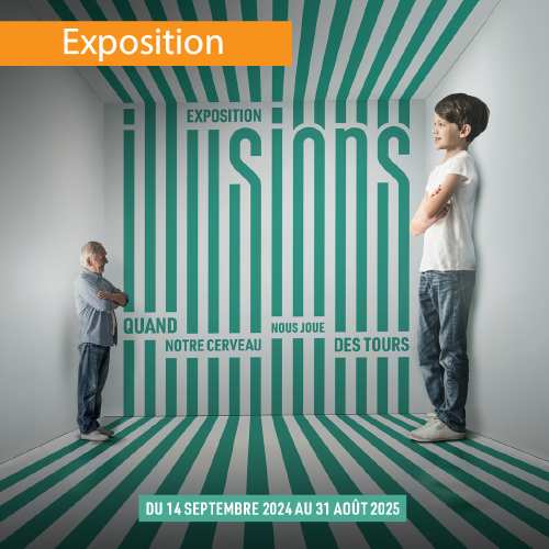 Exposition "Illusions, quand notre cerveau nous joue des tours"