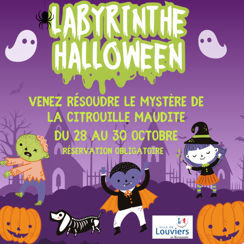 Labyrinthe d'Halloween - Escape game 6-12 ans