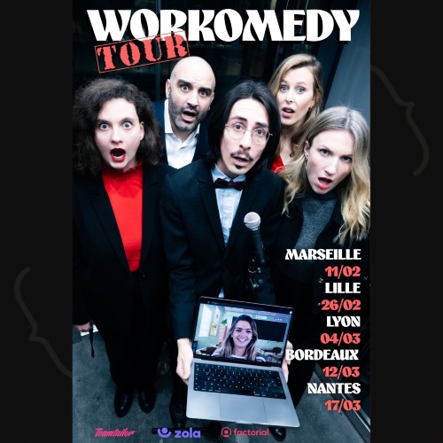 Workomedy Tour – Et si on rigolait (enfin) du monde du travail ?