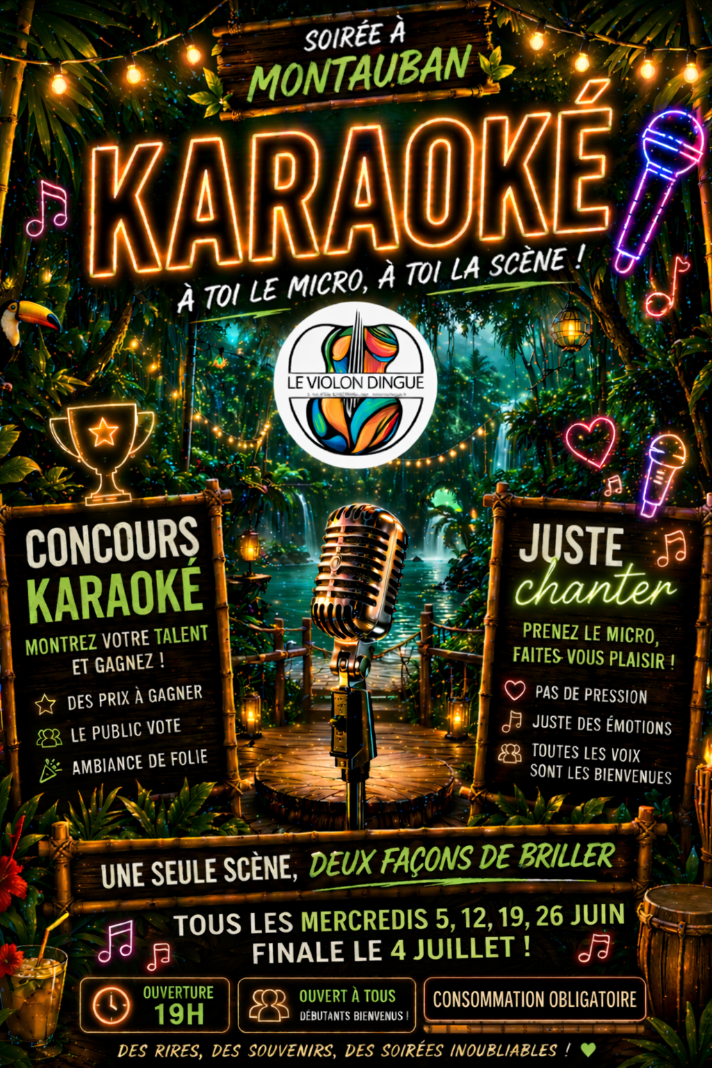 Inscription Concourt KARAOKE