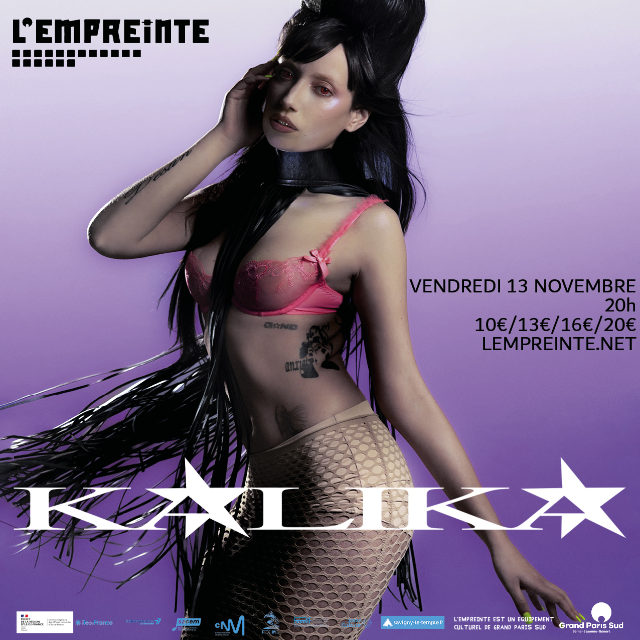 Affiche Kalika en concert à L'Empreinte