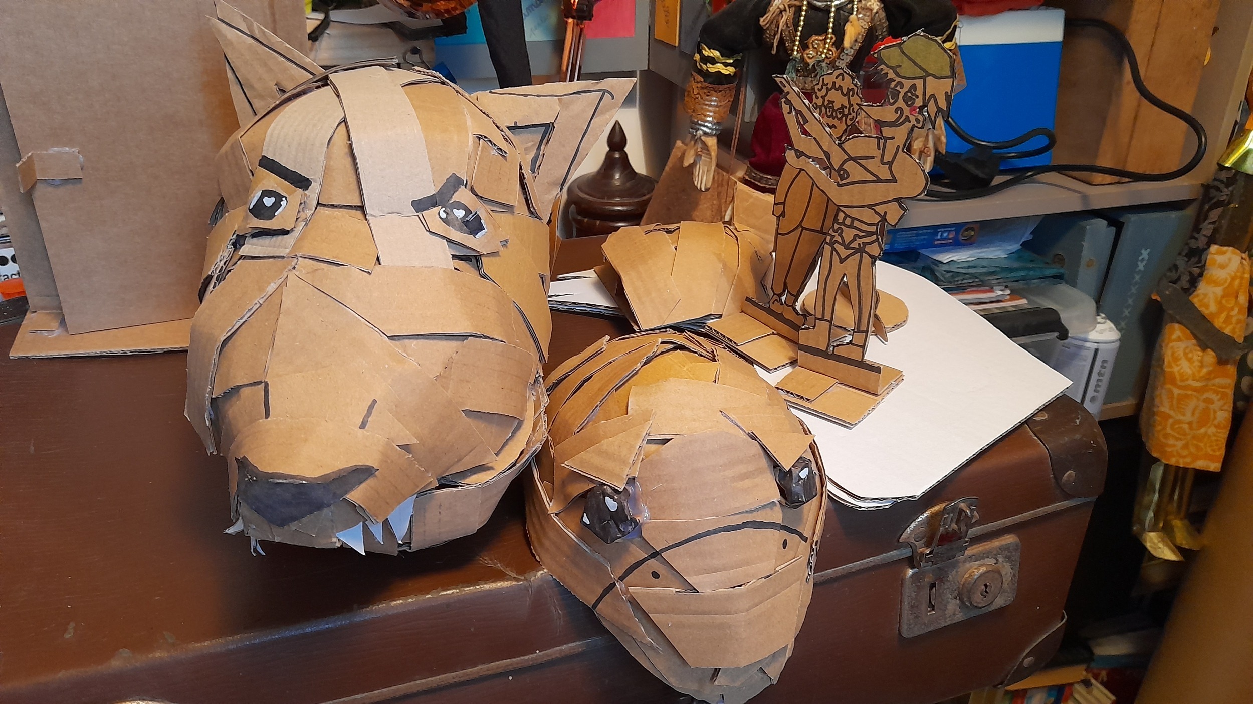 Atelier marionnette en lien avec Kariguri