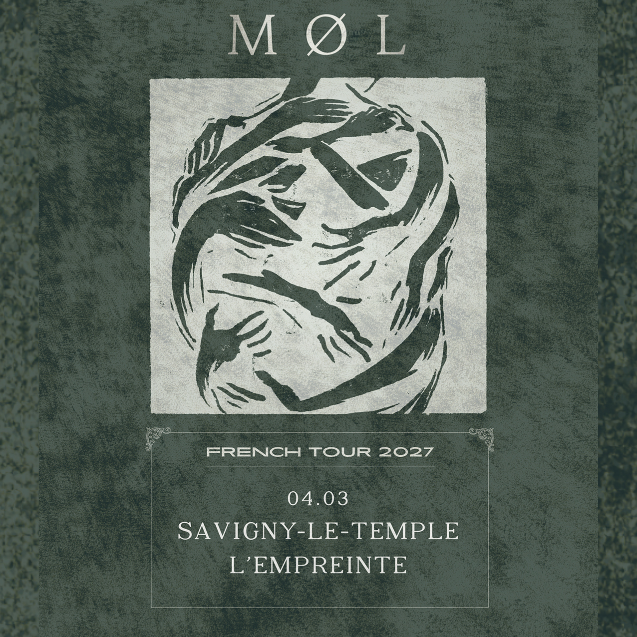 Affiche Møl en concert à L'Empreinte