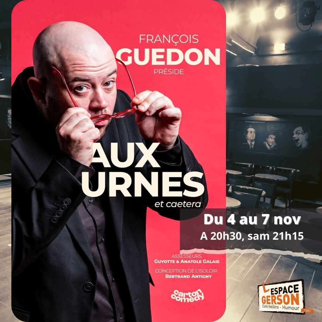 Affiche de François Guédon - Aux Urnes et caetera