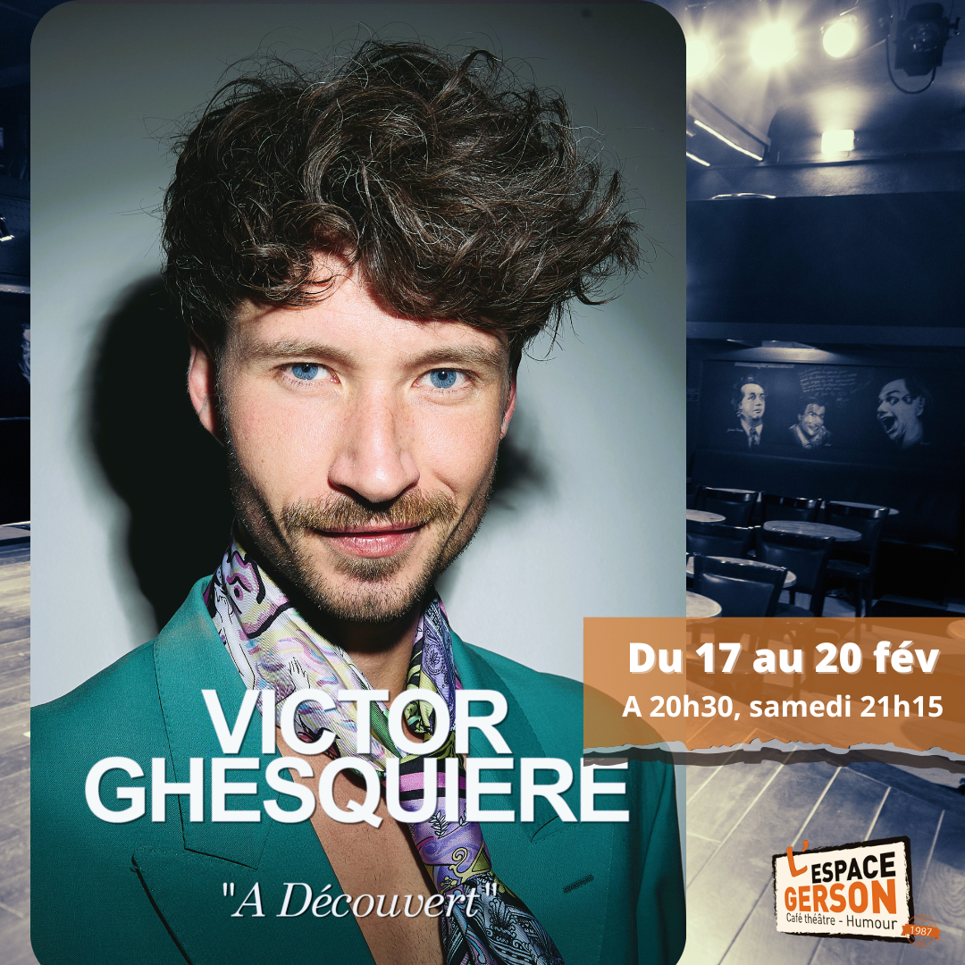 Affiche de Victor Ghesquière - A découvert
