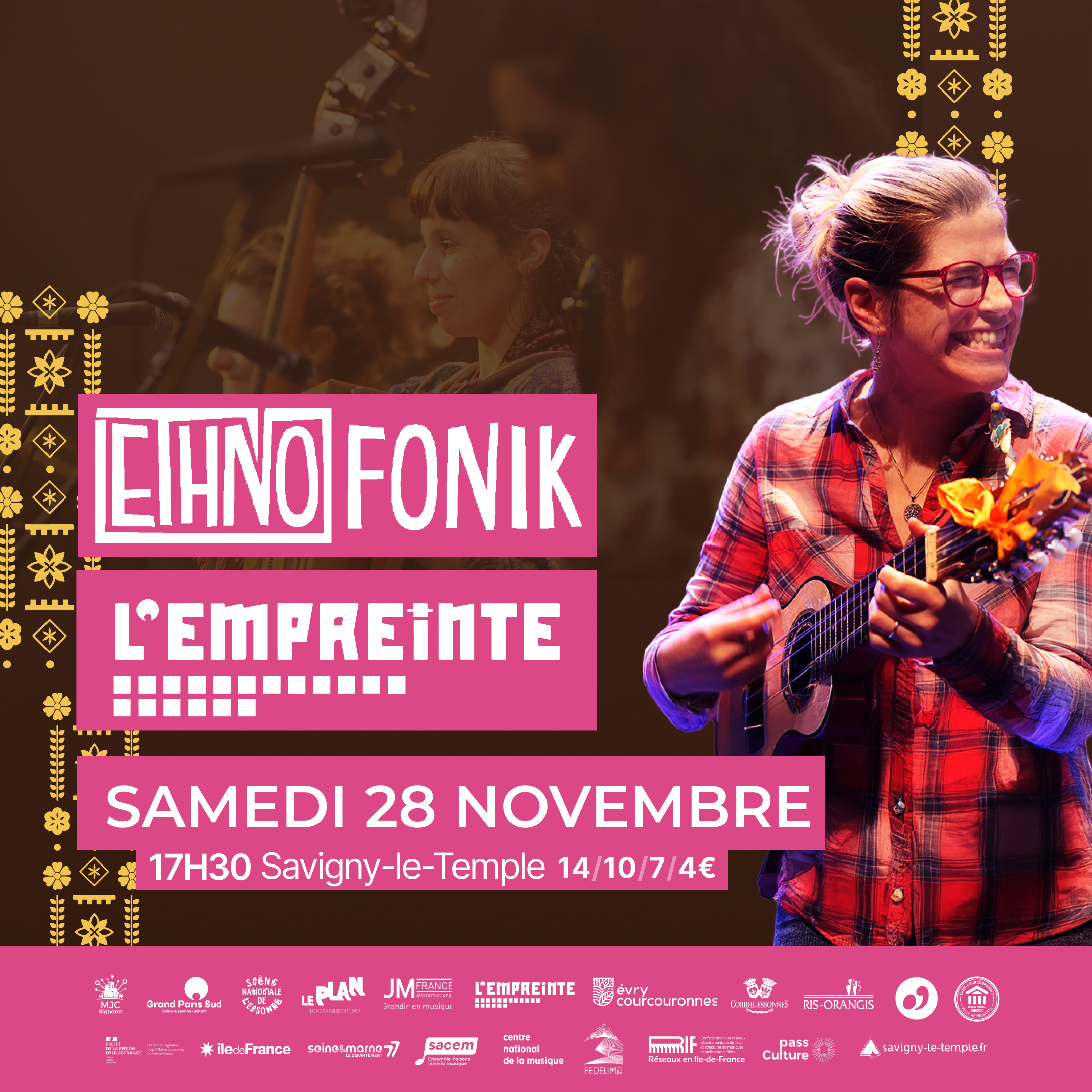 Affiche Ethnofonik 2026 en concert à L'Empreinte