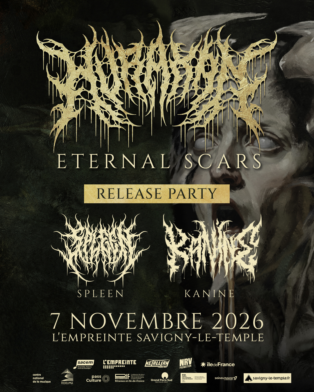 Affiche Release Party de Hurakan en concert à L'Empreinte